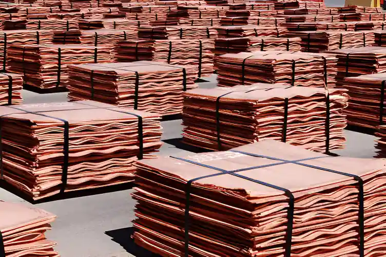 Copper cathodes mulberry